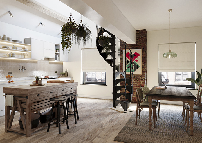 Wexley, Barley - Roman Blind - Image 6